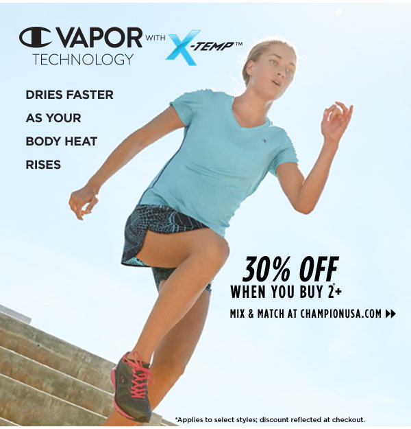 Save On Women's Champion Vapor With X-Temp