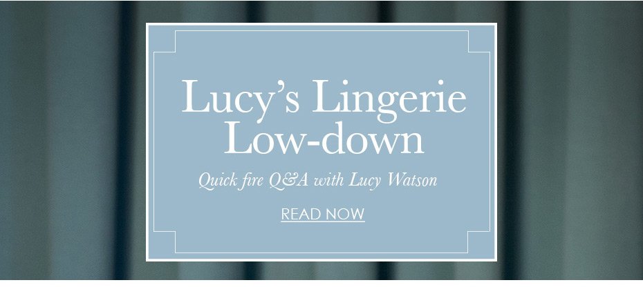 Lucy watson lingerie