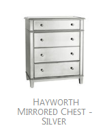 Hayworth store mirrored chest