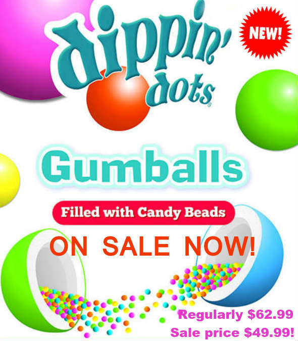 Dippin Dots Gumballs NEW PRODUCT Announcement Milled