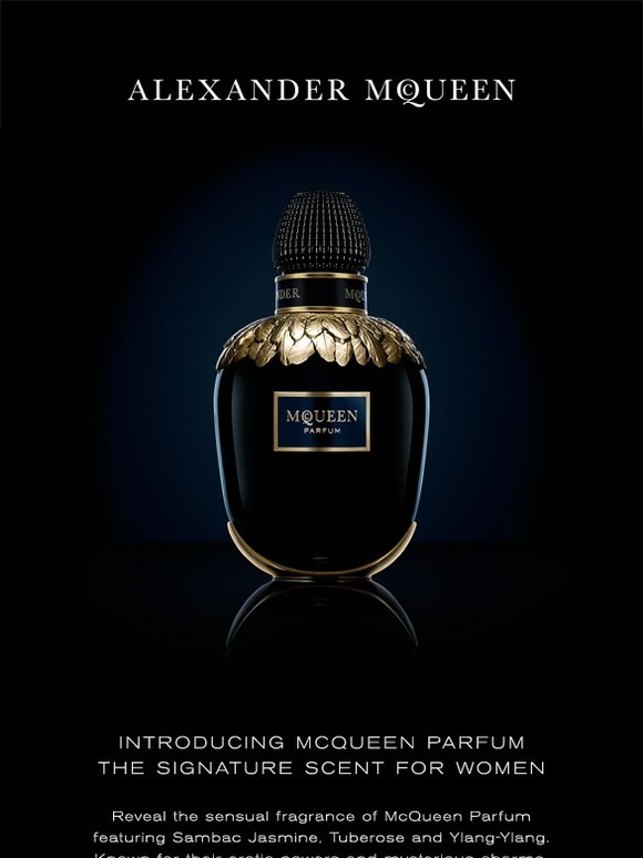 Alexander McQueen Introducing McQueen Parfum The Alluring Scent of