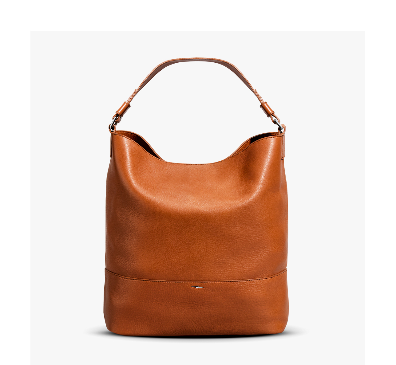 Shinola Detroit New Leather The Relaxed Hobo Bag Milled