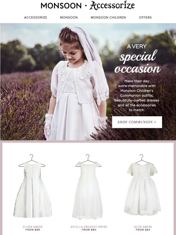monsoon communion dresses