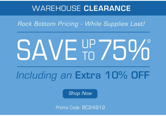 Warehouse Clearance!