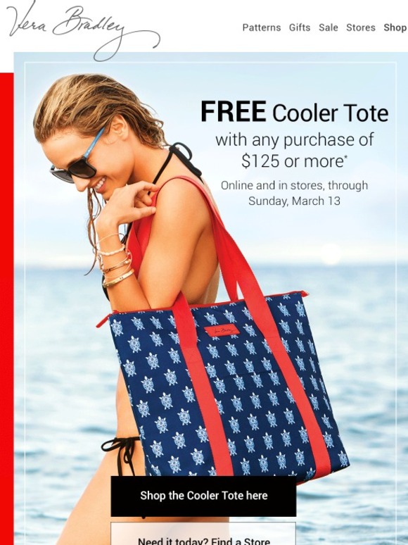 vera bradley cooler tote