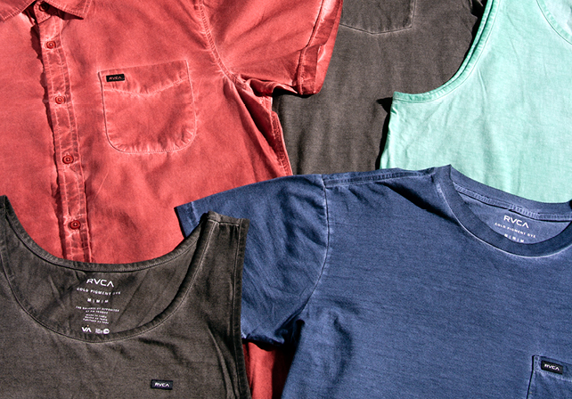 RVCA: New Cold Pigment Dye Collection | Worn-In Shirts For Wearing RVCA: New Cold Pigment Dye Collection | Worn-In Shirts For Wearing