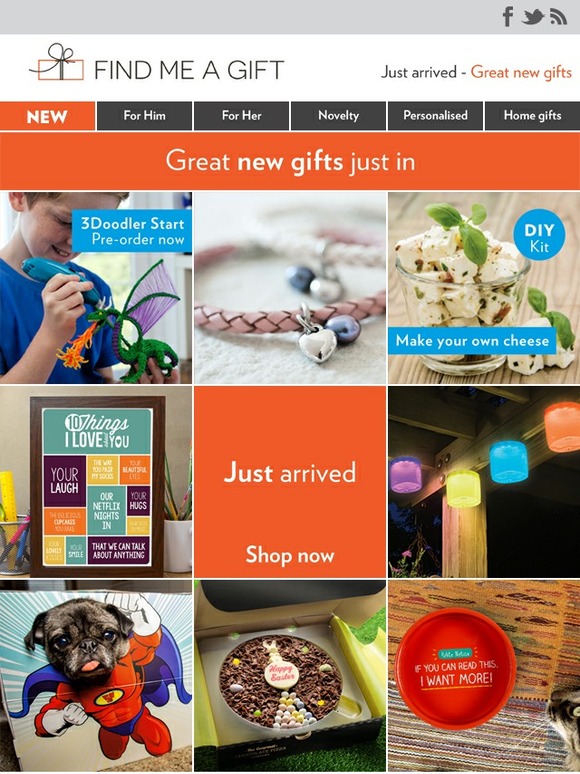 New gifts just arrived & our Favourites gifts this week