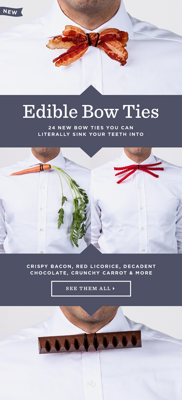 edible chocolate bow ties