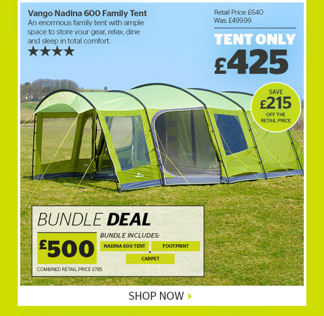 Vango nadina 600 outlet tent