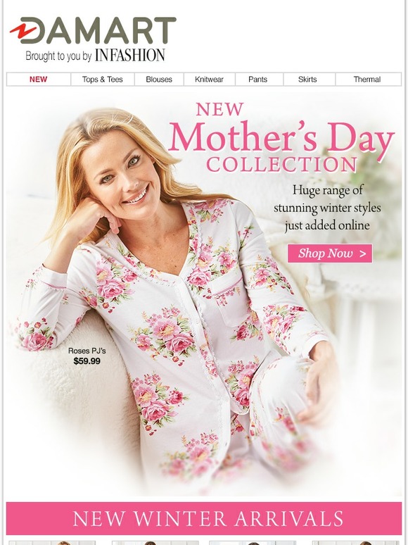 Damart UK NEW Mother’s Day Catalogue Online Now! Milled