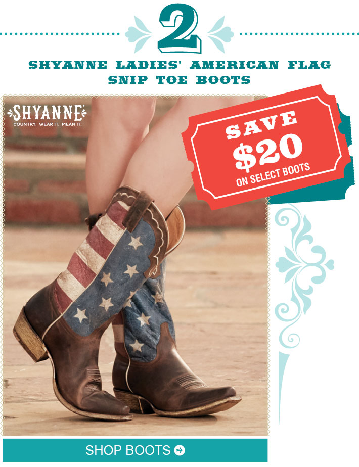 shyanne american flag boots