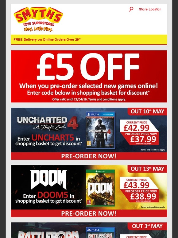 smyths arcade games