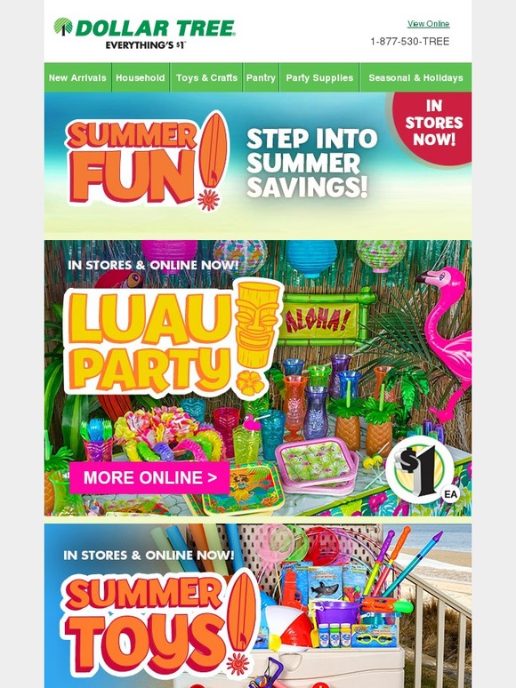 Dollar Tree Are You Ready for Summer Fun? Milled