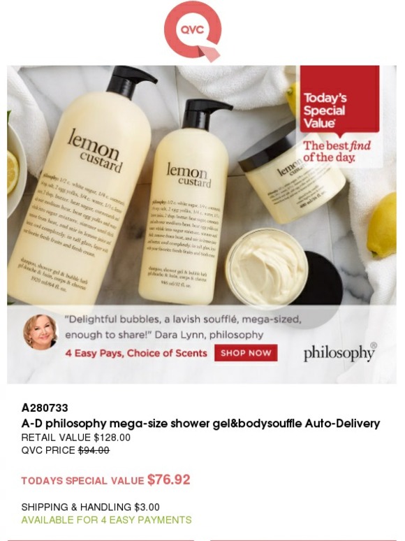 QVC QVC's Today's Special Value (Saturday, April 16, 2016) Milled