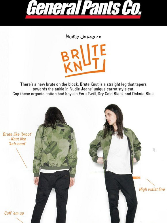 here! Nudie Jeans' newest fit 