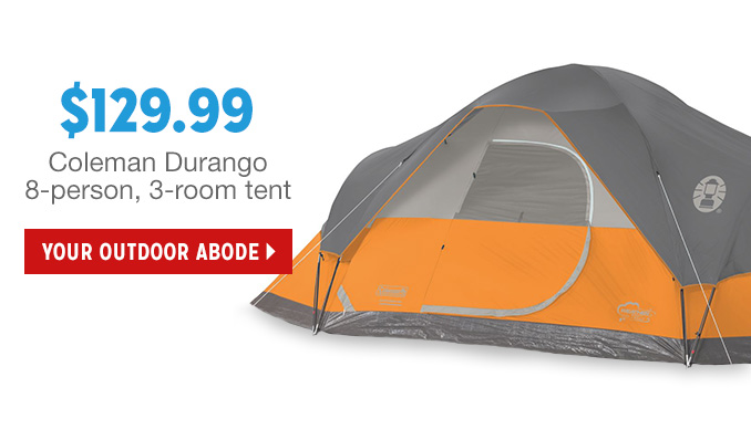 coleman durango tent