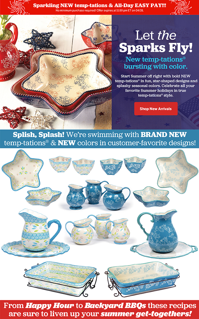 Temptations Sparks are flying on with BRAND NEW temp