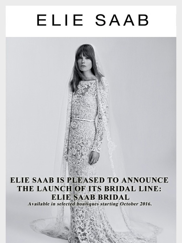 ELIE SAAB launches its Bridal collection