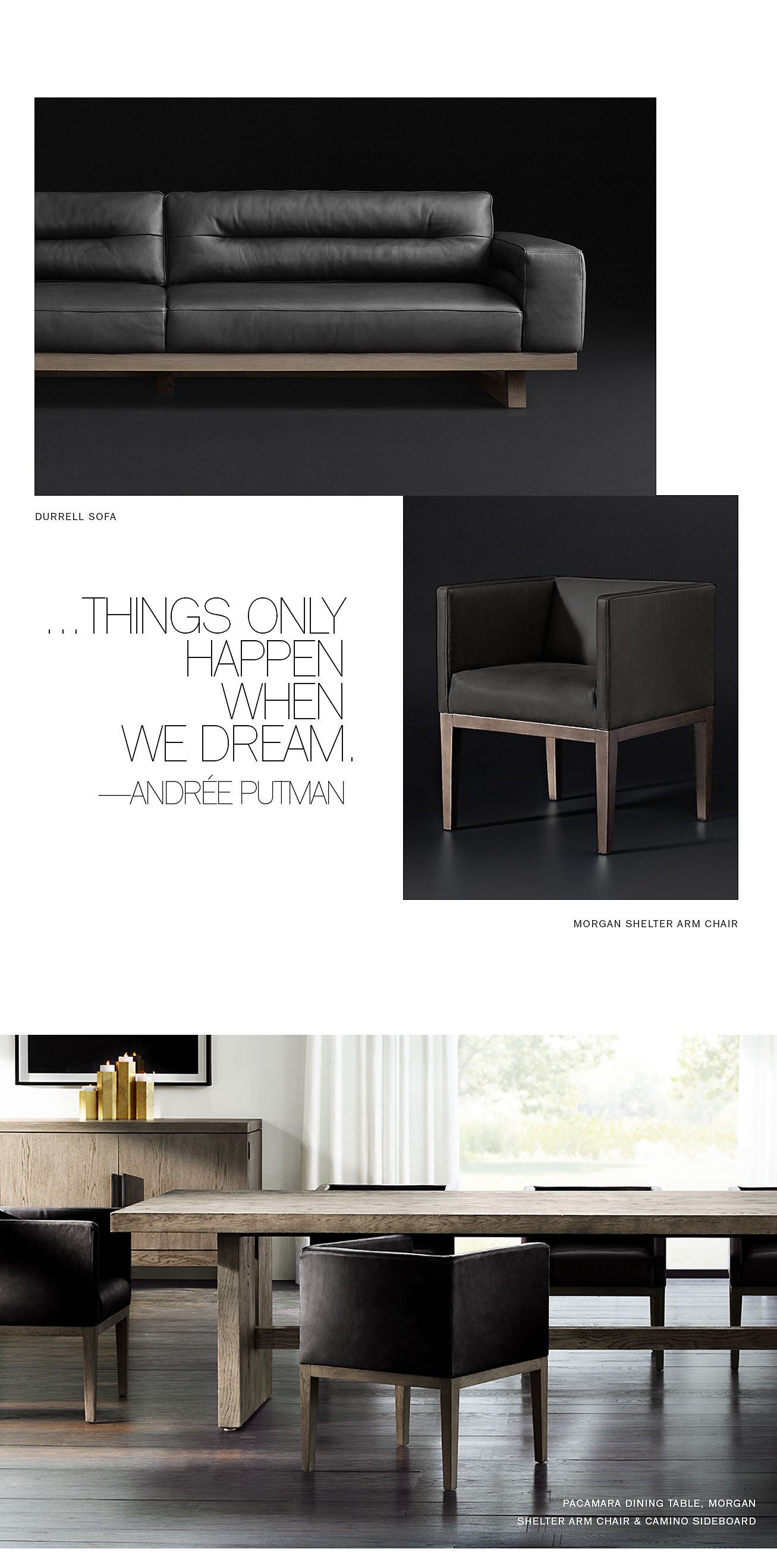 Restoration Hardware RH Modern. A Curated Collection of Artisan