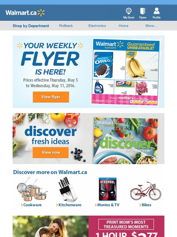 Weekly Flyer For Walmart Ontario Canada