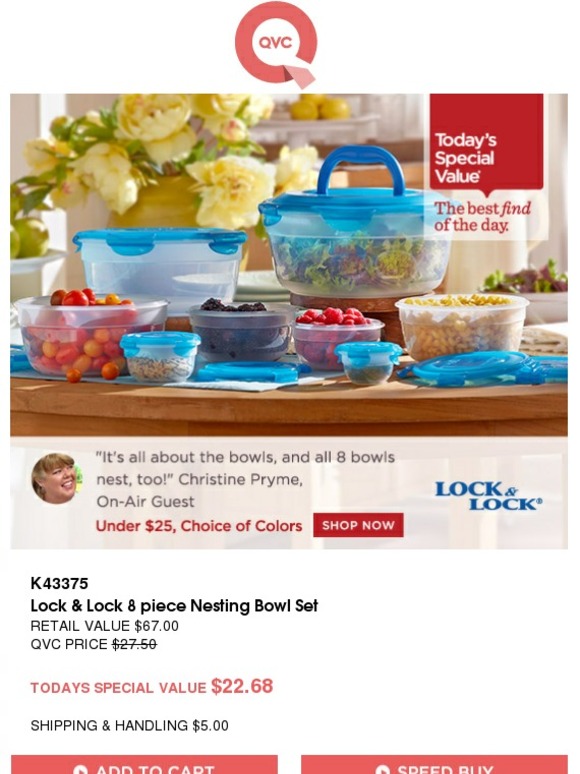 QVC QVC's Today's Special Value (Wednesday, May 18, 2016) Milled