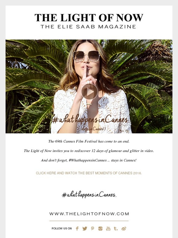 #WHATHAPPENSINCANNES WITH ELIE SAAB