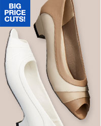 Women's Comfort-Well Peep-Toe Pumps