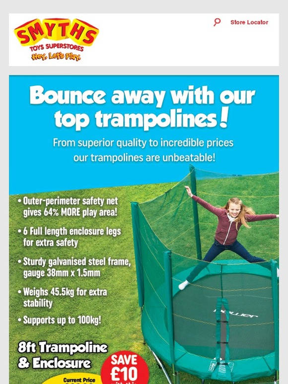 13ft trampoline smyths