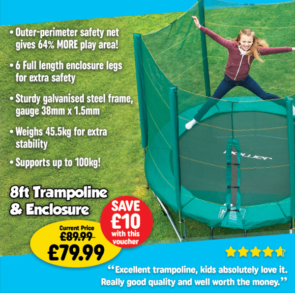 smyths toys 8ft trampoline