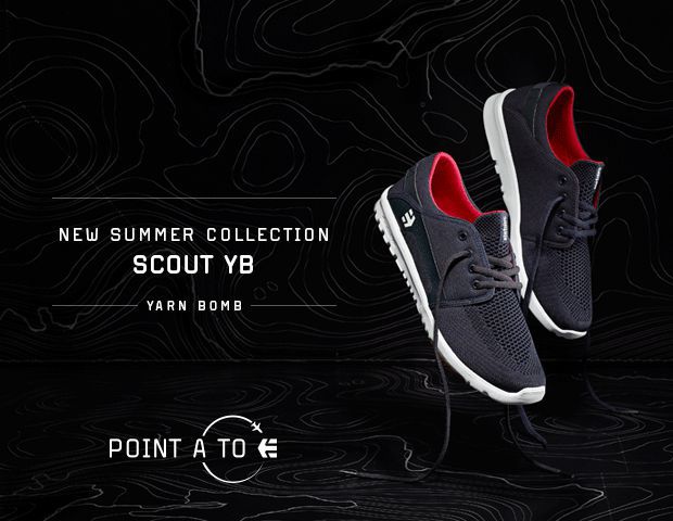 etnies scout yarn bomb