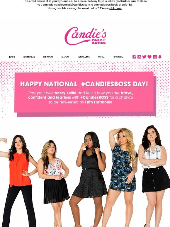 Happy National #CandiesBoss Day!