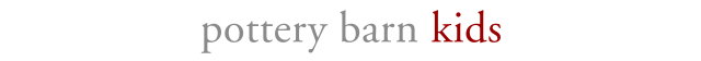 pottery barn kids