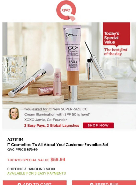 whats todays special on qvc