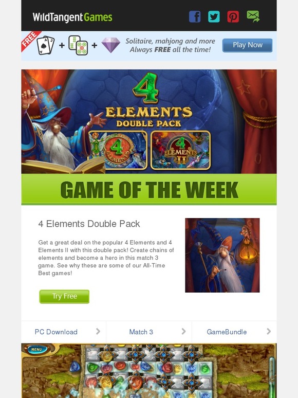 WildTangent Games: Play a 2-for-1 magical, puzzle adventure! | Milled