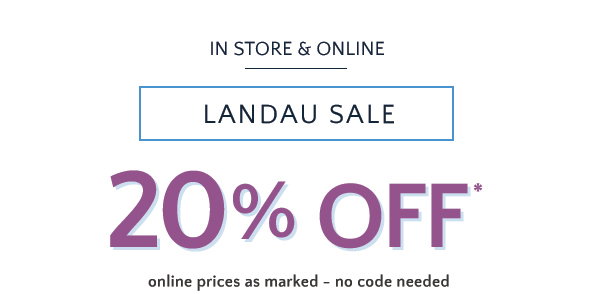 landau sale
