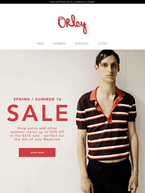 Polos are on Sale for the 4th of July Weekend