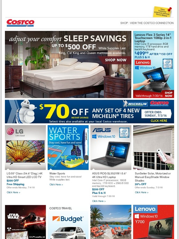 Costco Shop and Save on Mattresses, PCs and More! Milled