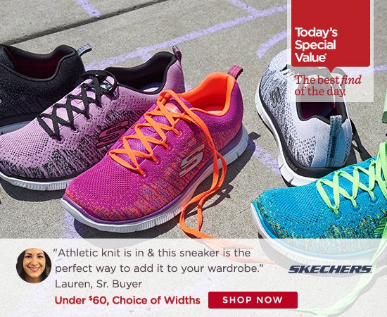 qvc skechers today's special value