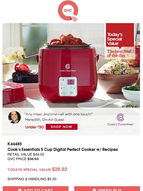 qvc perfect cooker