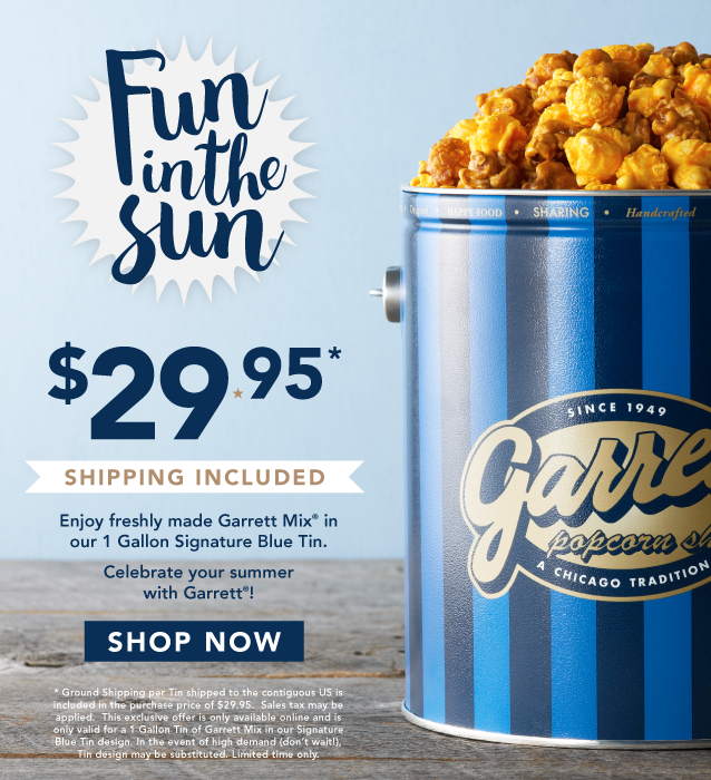 Garrett Popcorn Shipping And Summer Included Milled