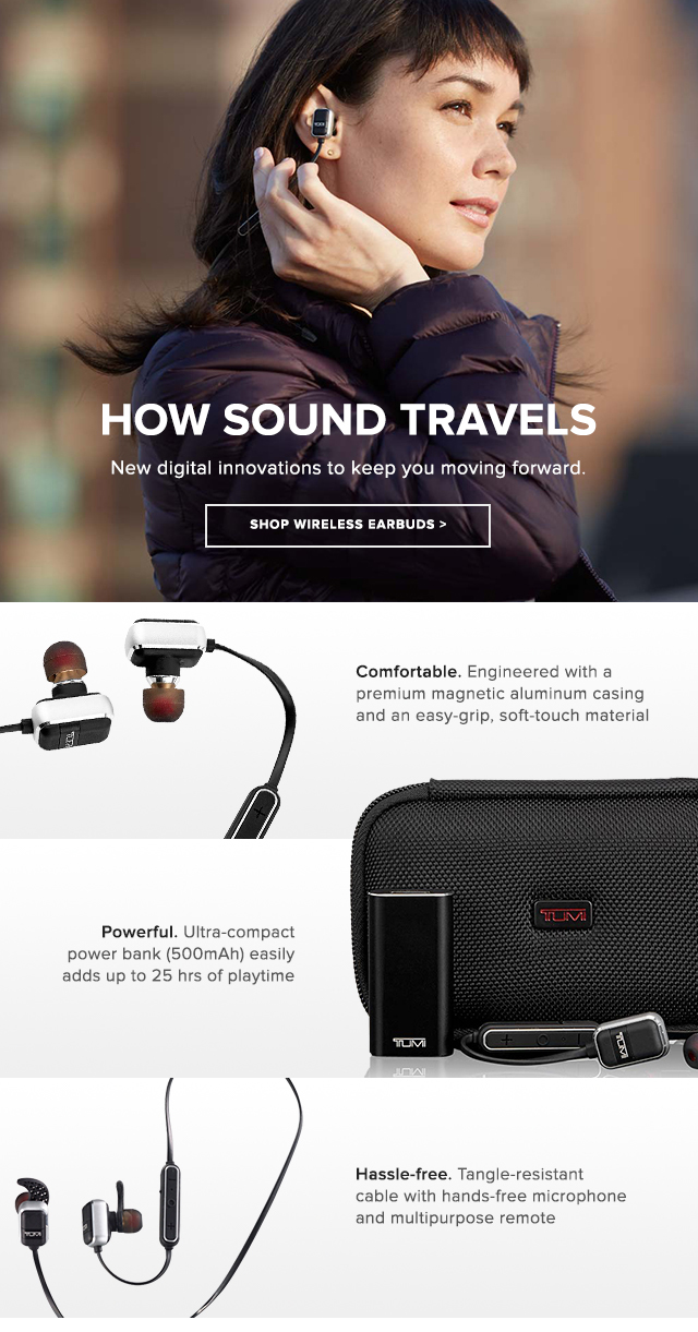 tumi wireless earbuds