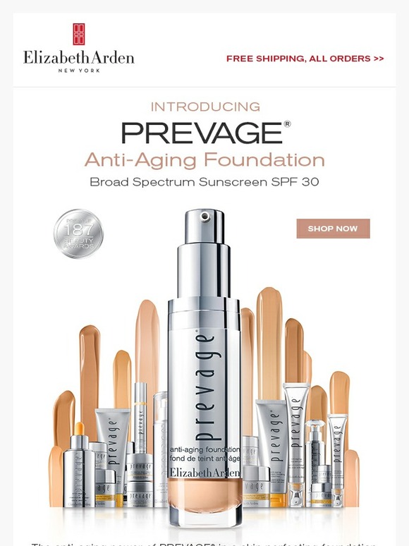 prevage elizabeth arden foundation