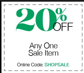 20% OFF Any One Sale Item