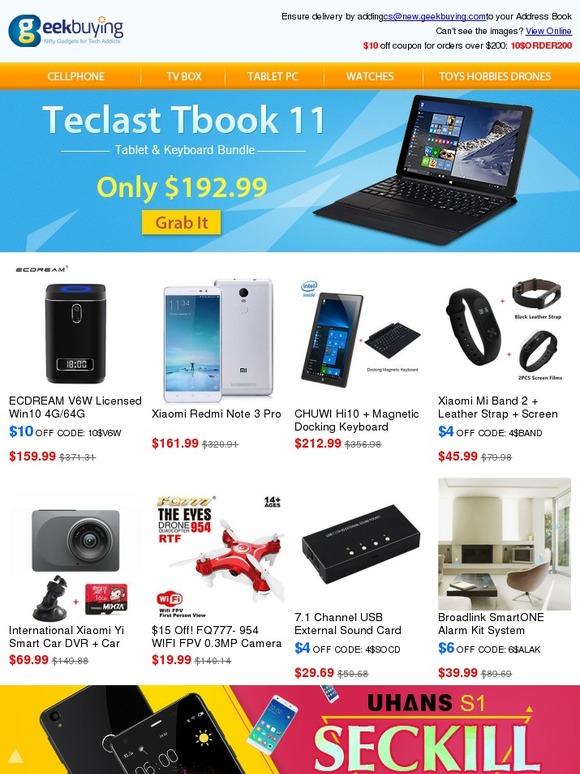 Student-Friendly Prices: $161 Redmi Note 3 Pro, $99 Octa Core TV Box, $108 CCTV Camera System...