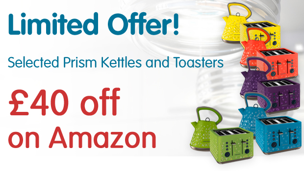 Prism kettle outlet and toaster