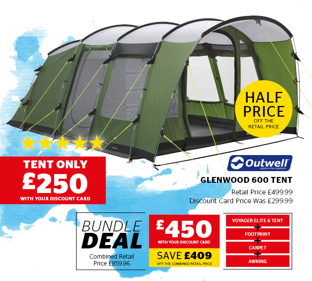 Outwell glenwood outlet 600 tent