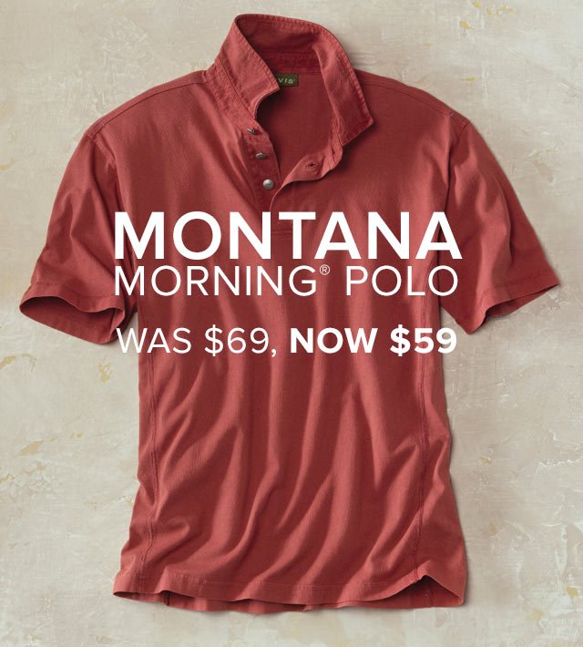 Orvis: These Montana Morning polo shirts are exceptional.
