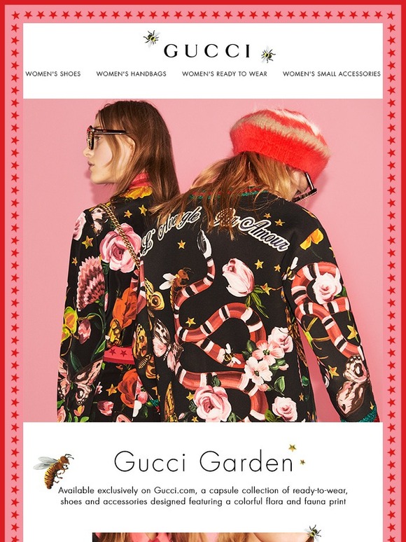 Gucci US: Colorful Blooms: The Online Exclusive Gucci Garden Collection ...