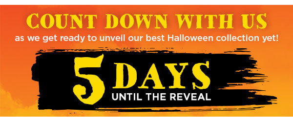 5 days until we reveal our best Halloween Costumes!