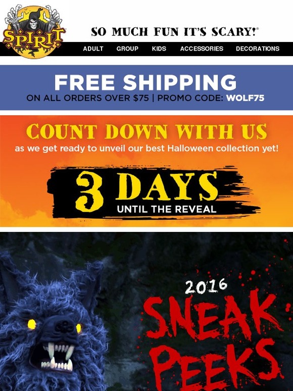 Spirit Halloween Howling Werewolf Animatronic + 3 DAYS 'TIL OUR BIG